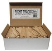 52 Piece Wooden Train Track Pack - 100% Compatible with All Major Brands