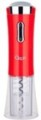 Ozeri Nouveaux Electric Wine Opener with Removable Free Foil Cutter, in Black, Silver or Red